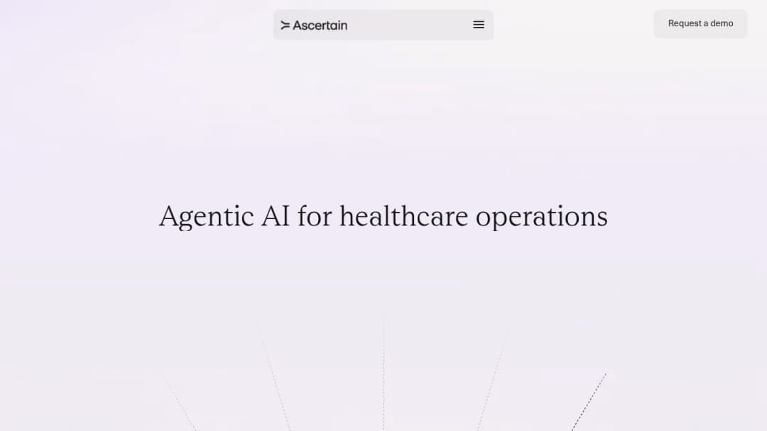 Ascertain screenshot