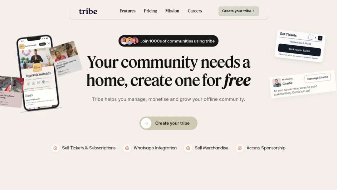 Tribe screenshot