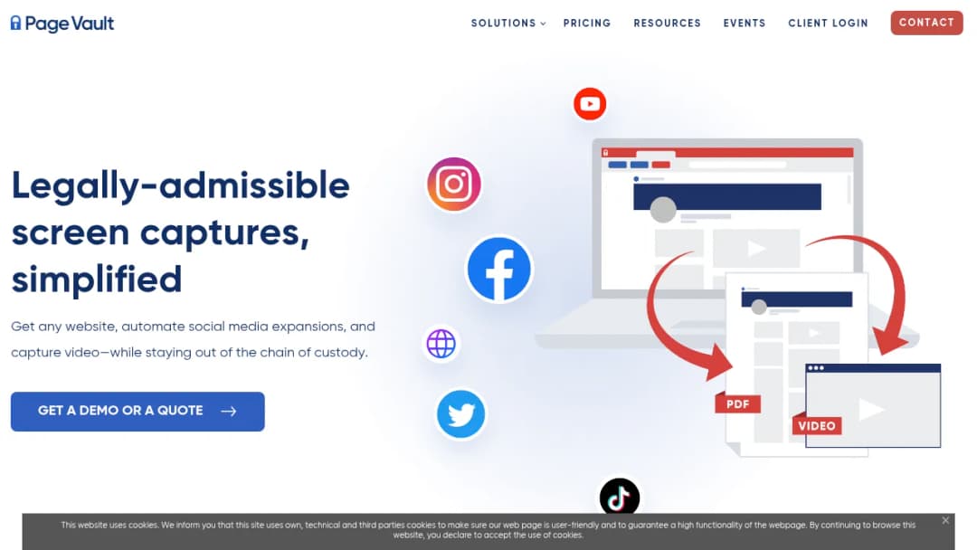 Page Vault screenshot