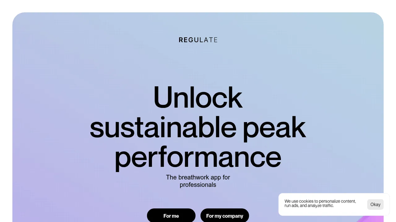 Regulate screenshot