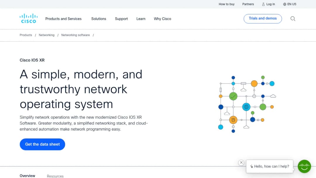 Cisco IOS XR Software screenshot