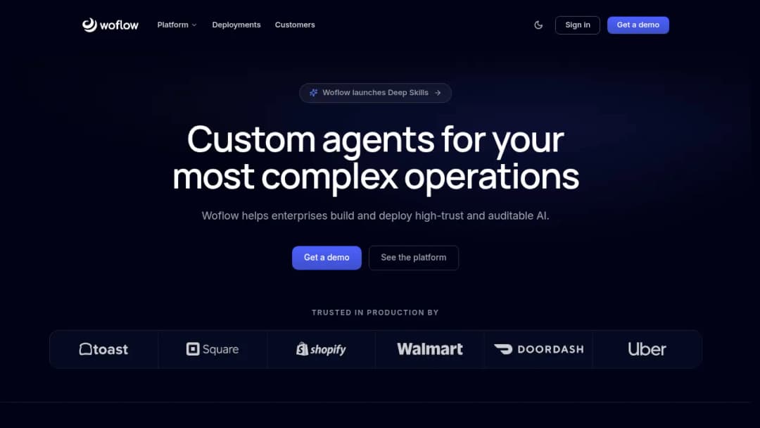 Woflow screenshot