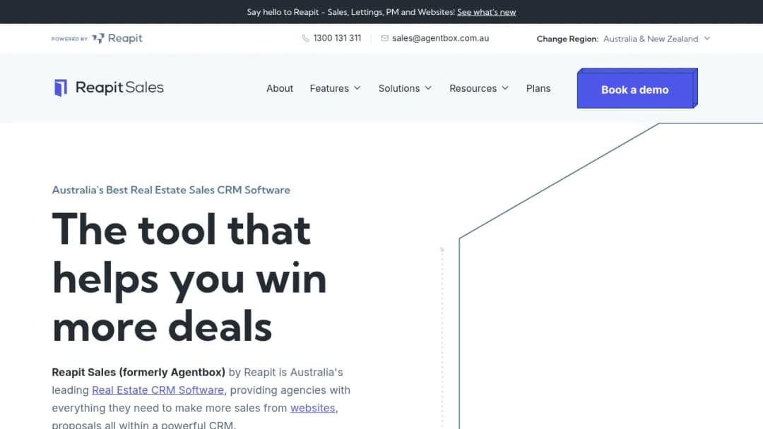 Reapit Sales screenshot