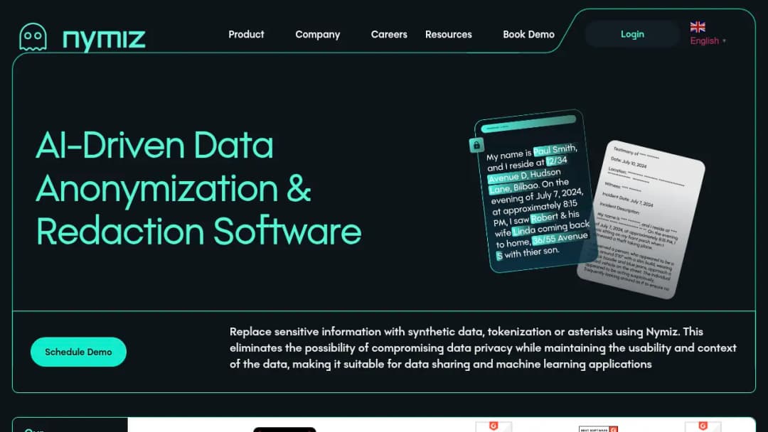 Nymiz screenshot