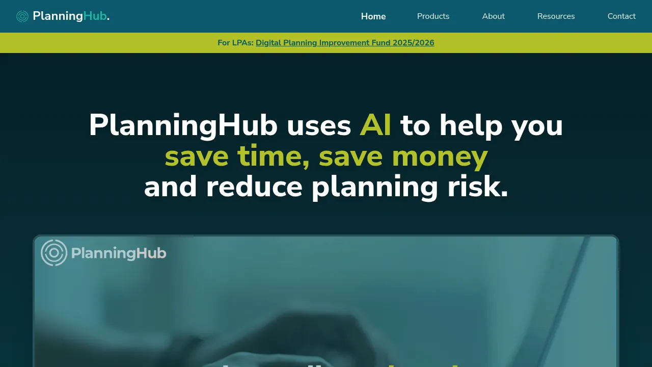Planning Hub screenshot