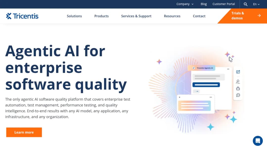 Tricentis screenshot