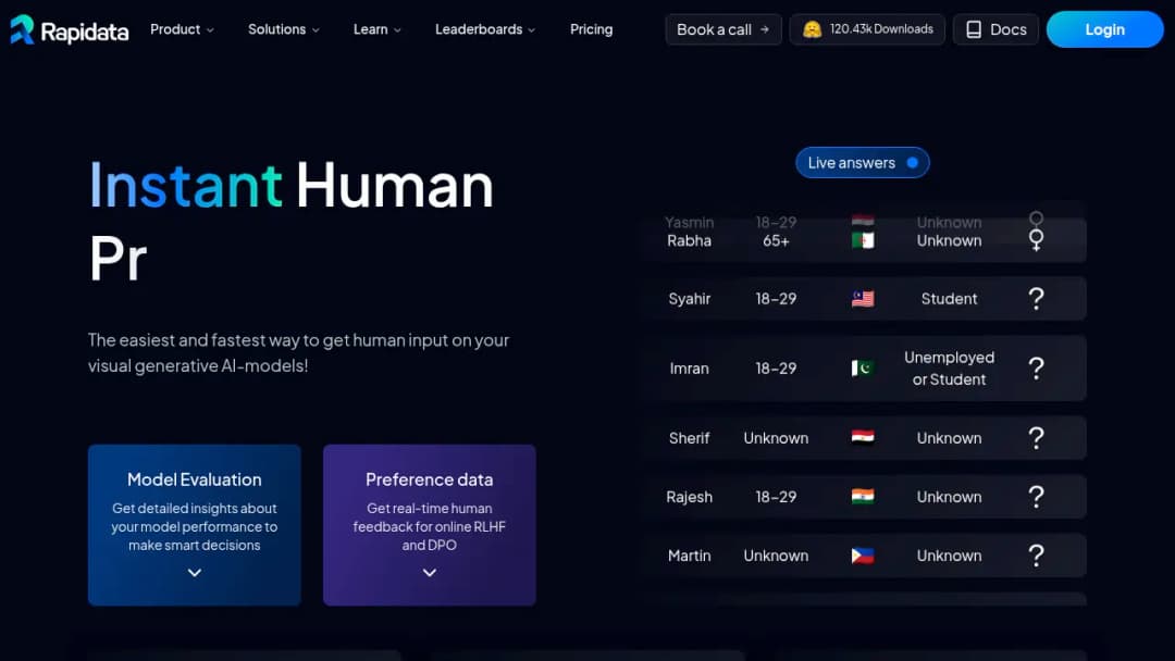 Rapidata screenshot