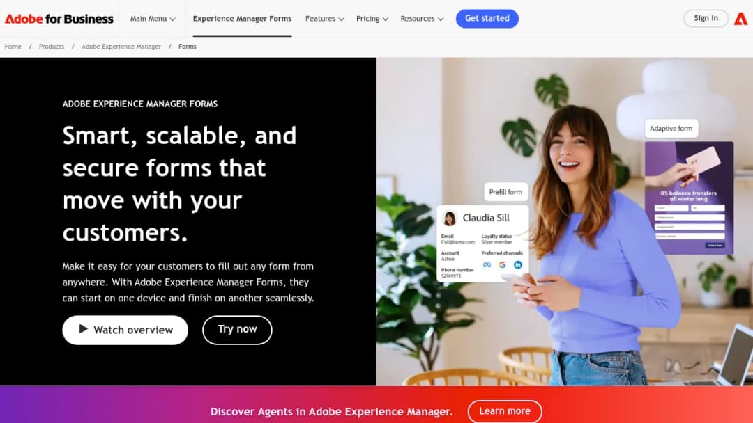 Adobe Experience Manager Forms screenshot