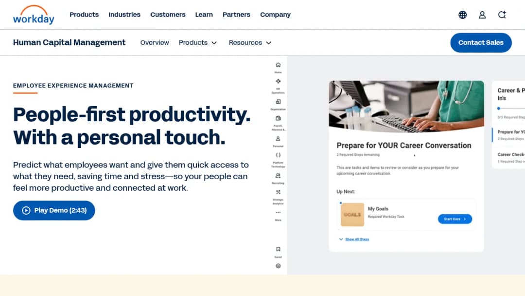 Workday Employee Experience screenshot