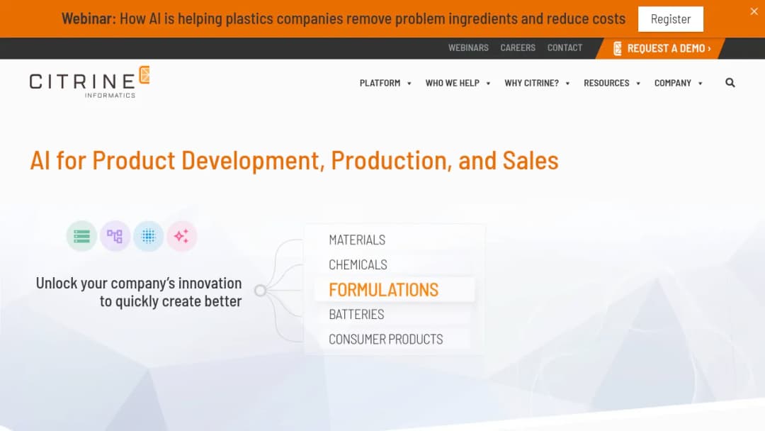 Citrine Informatics screenshot