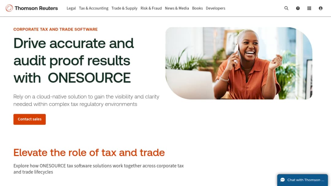 Thomson Reuters ONESOURCE screenshot