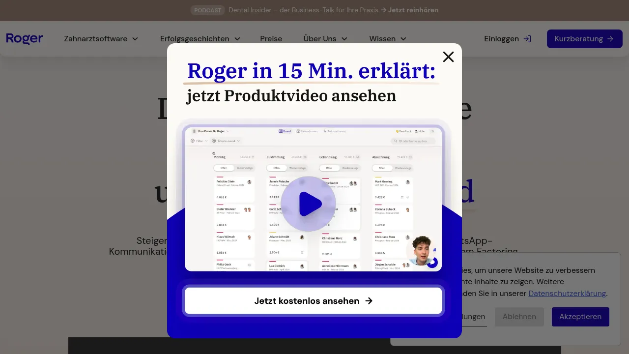 Roger screenshot