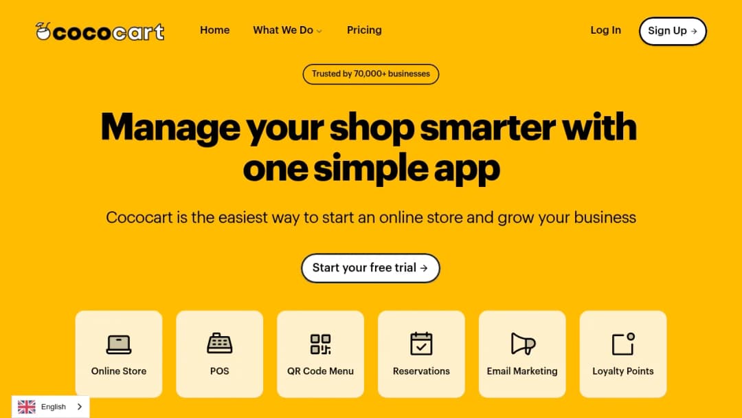 Cococart screenshot
