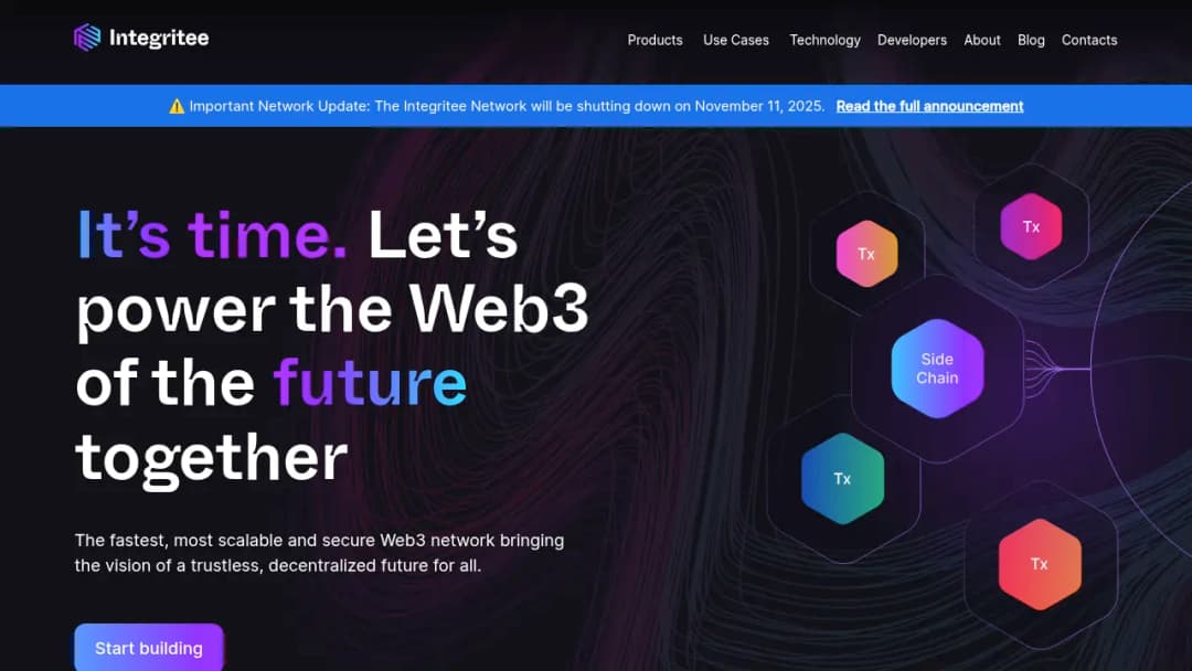 Integritee screenshot