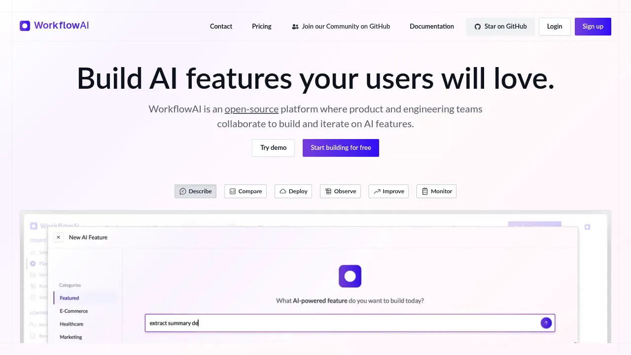 Workflow AI screenshot