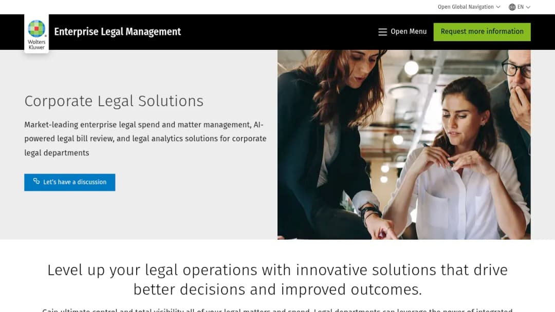 Wolters Kluwer Corporate Legal Software screenshot