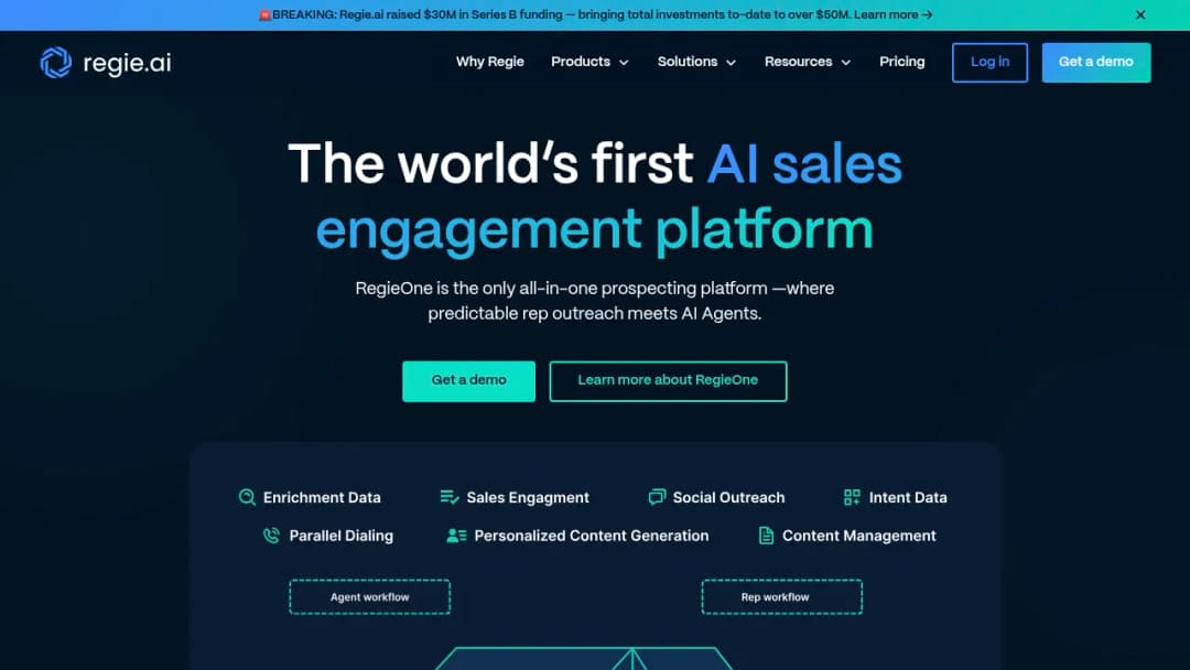 Regie.ai screenshot