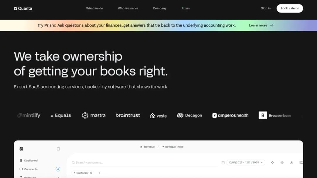 Quanta screenshot