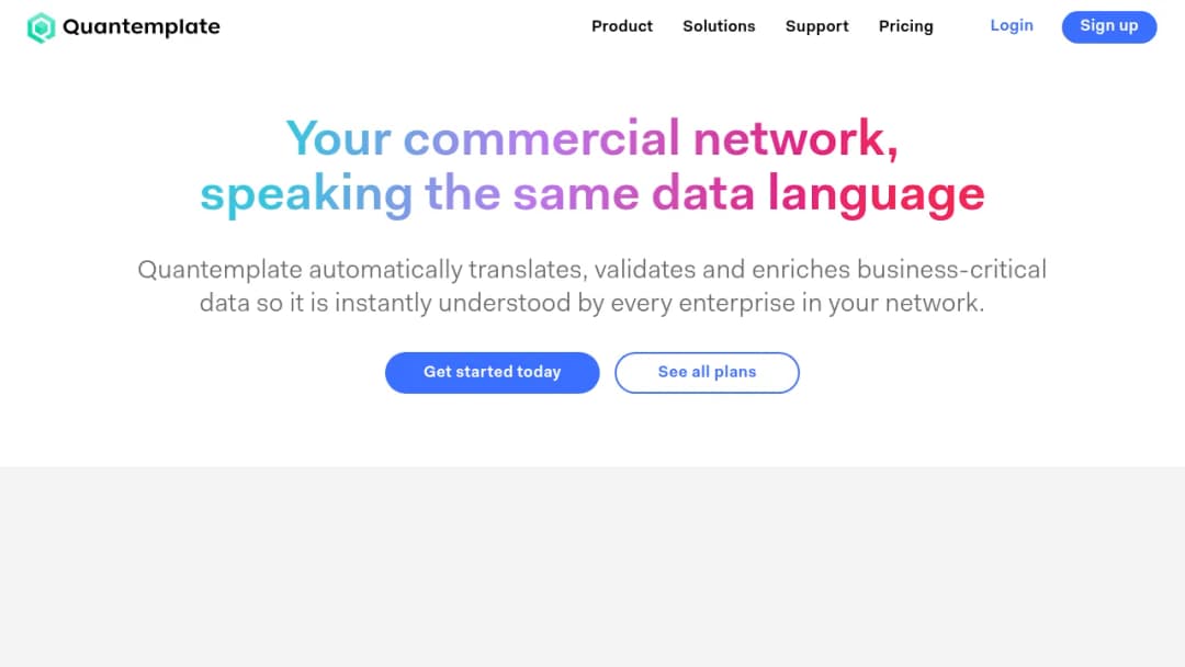 QuanTemplate screenshot