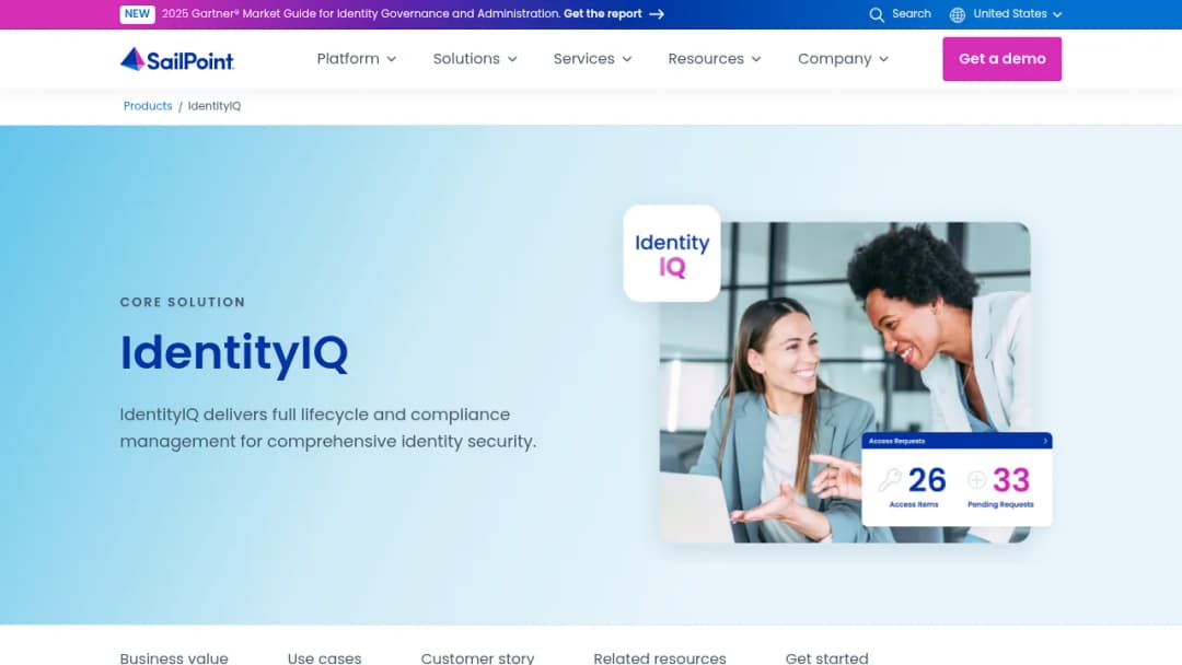 SailPoint IdentityIQ screenshot