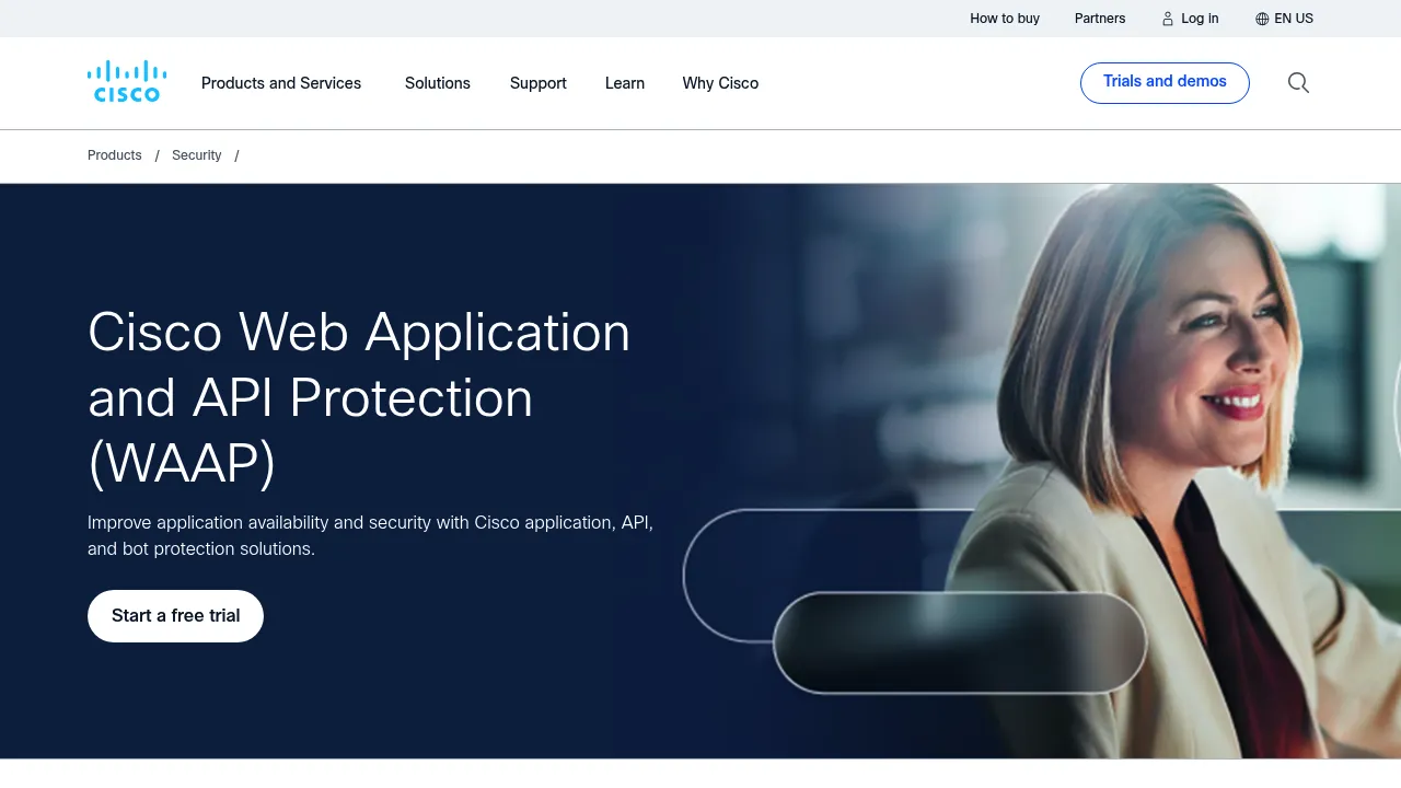 Cisco Web Application and API Protection screenshot