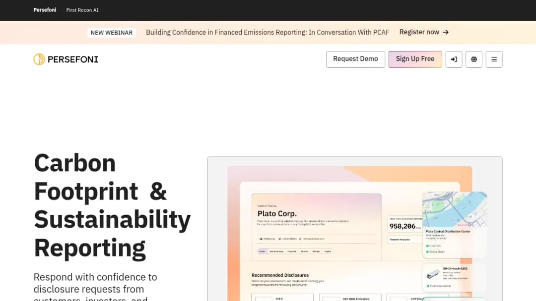 Persefoni screenshot