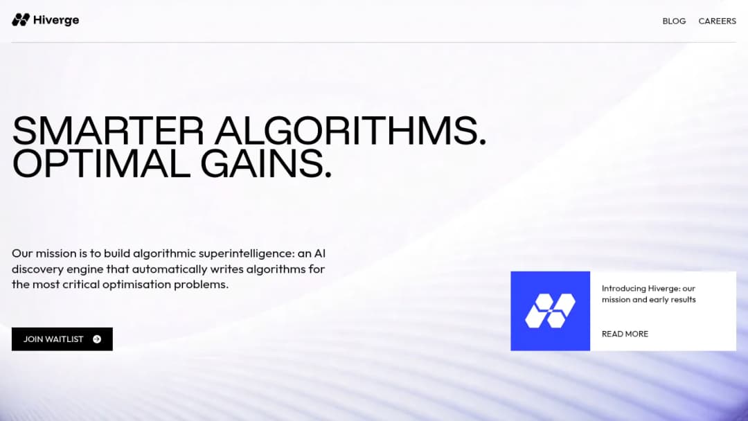 Hiverge screenshot