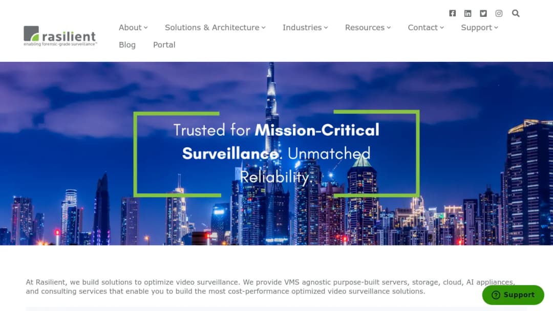 Rasilient Systems screenshot