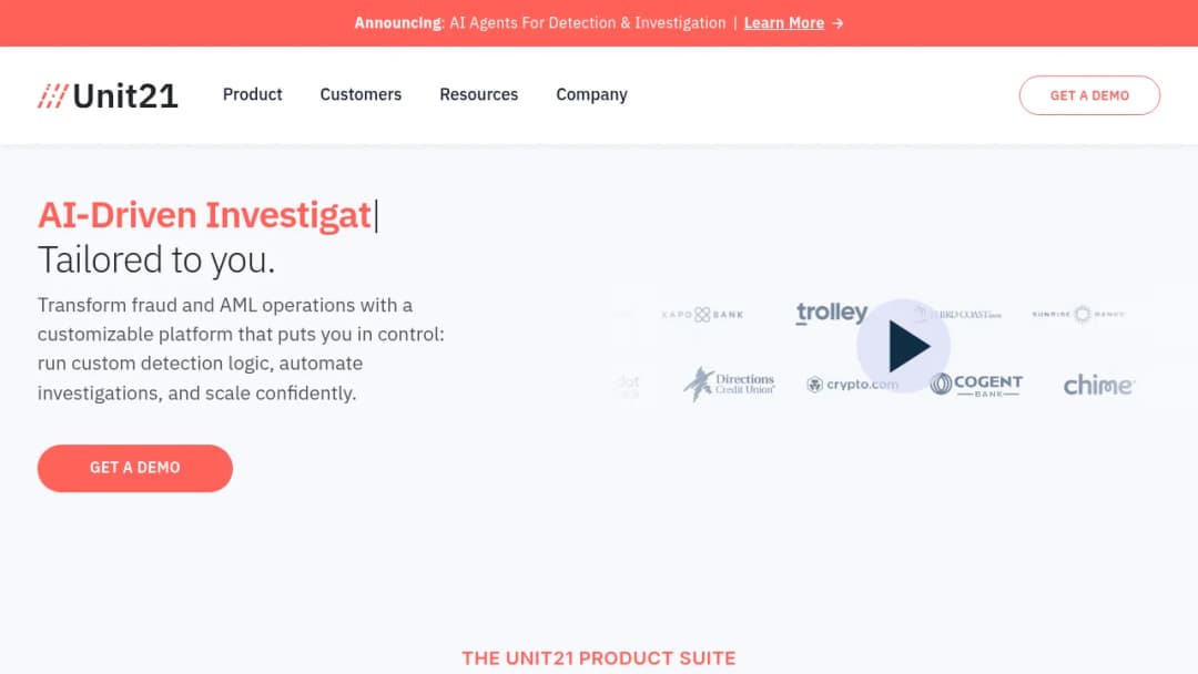 Unit21 screenshot