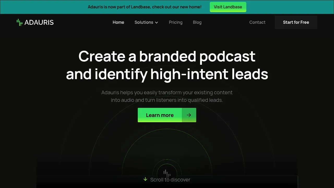 Adauris screenshot