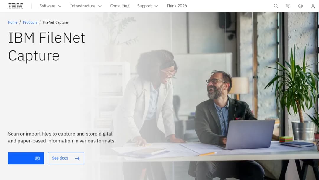IBM Filenet Capture screenshot