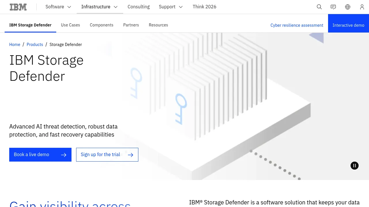 IBM Storage Defender screenshot