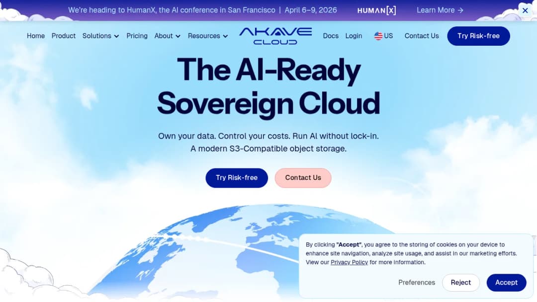 Akave screenshot