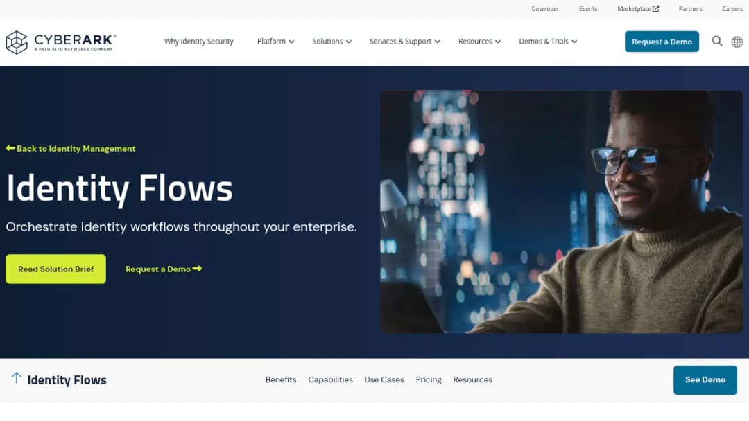 CyberArk Flows screenshot