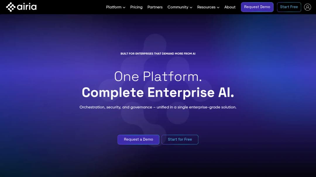 Airia screenshot