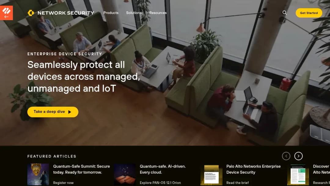 Palo Alto Networks Enterprise IoT Security screenshot