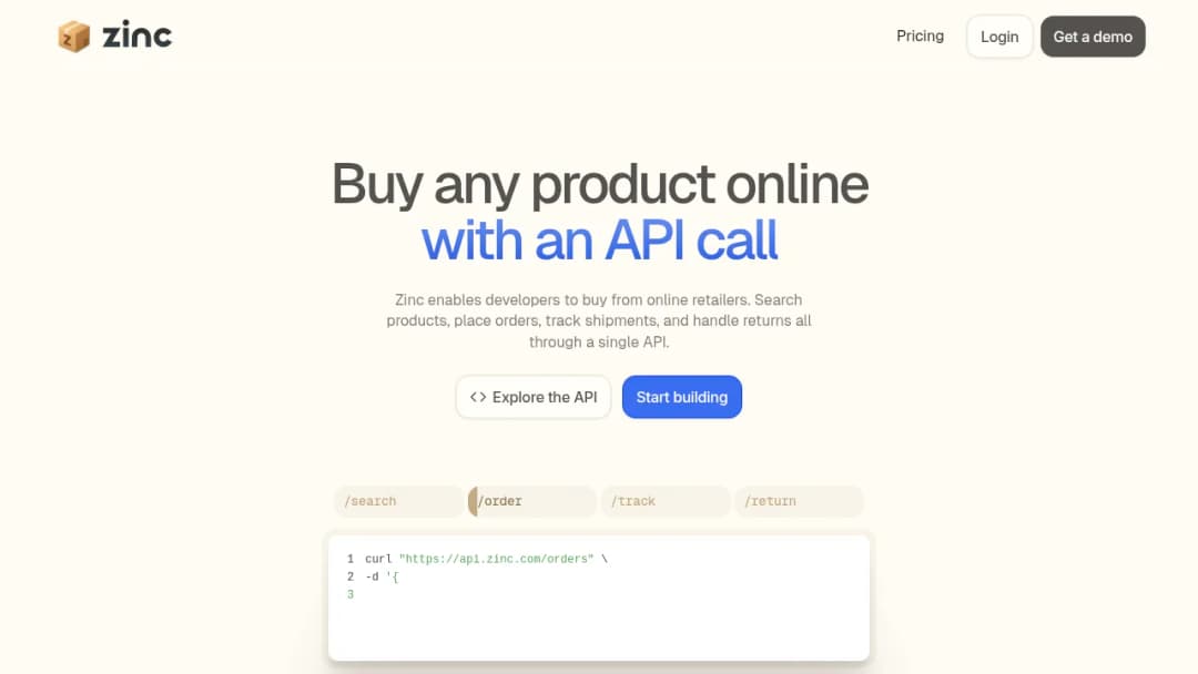Zinc Technologies screenshot
