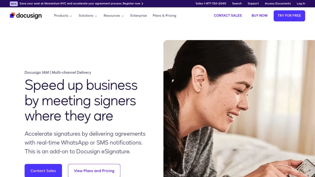 DocuSign Multi-channel Delivery screenshot