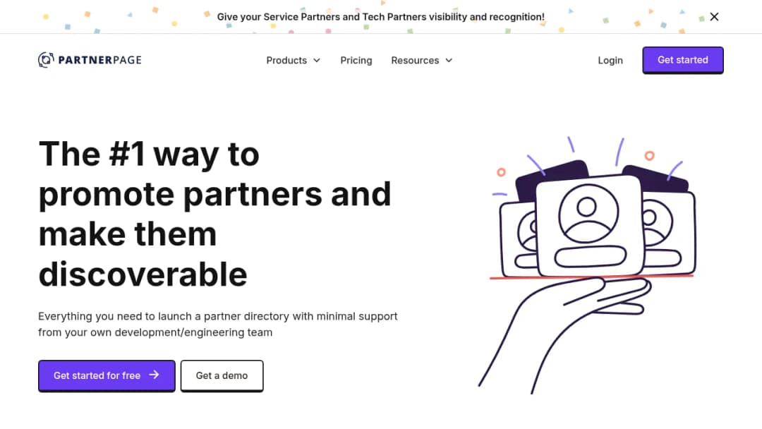 PartnerPage screenshot