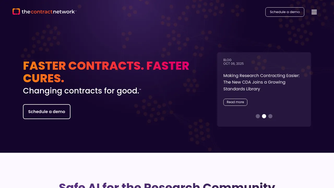 The Contract Network screenshot