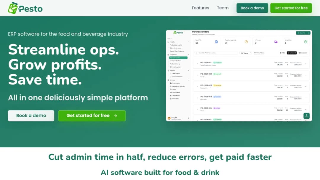 Pesto screenshot