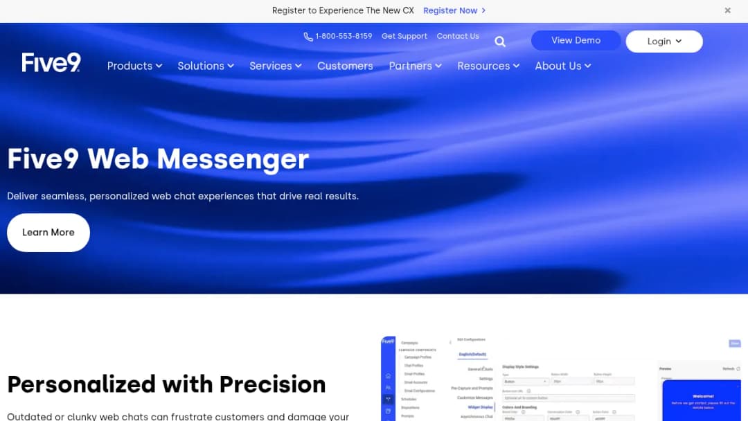 Five9 Chat screenshot