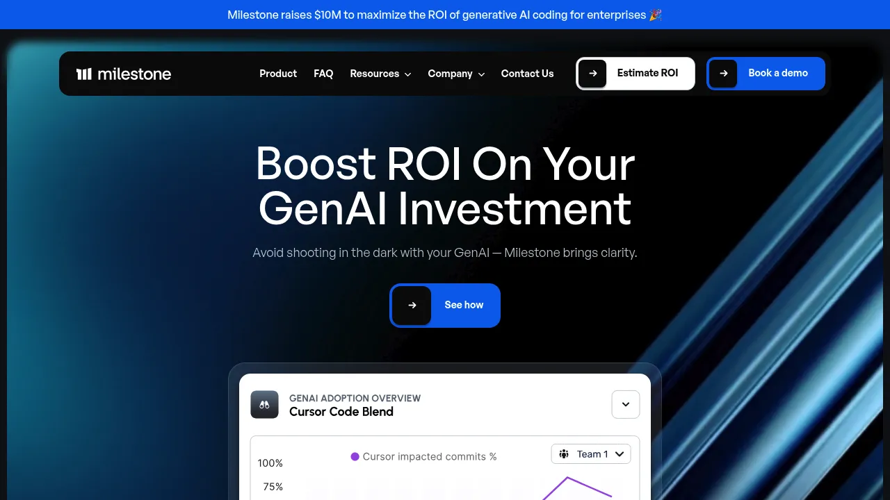 Milestone screenshot