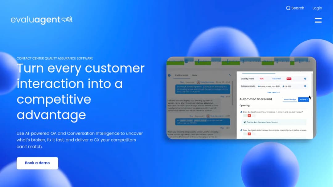 EvaluAgent screenshot
