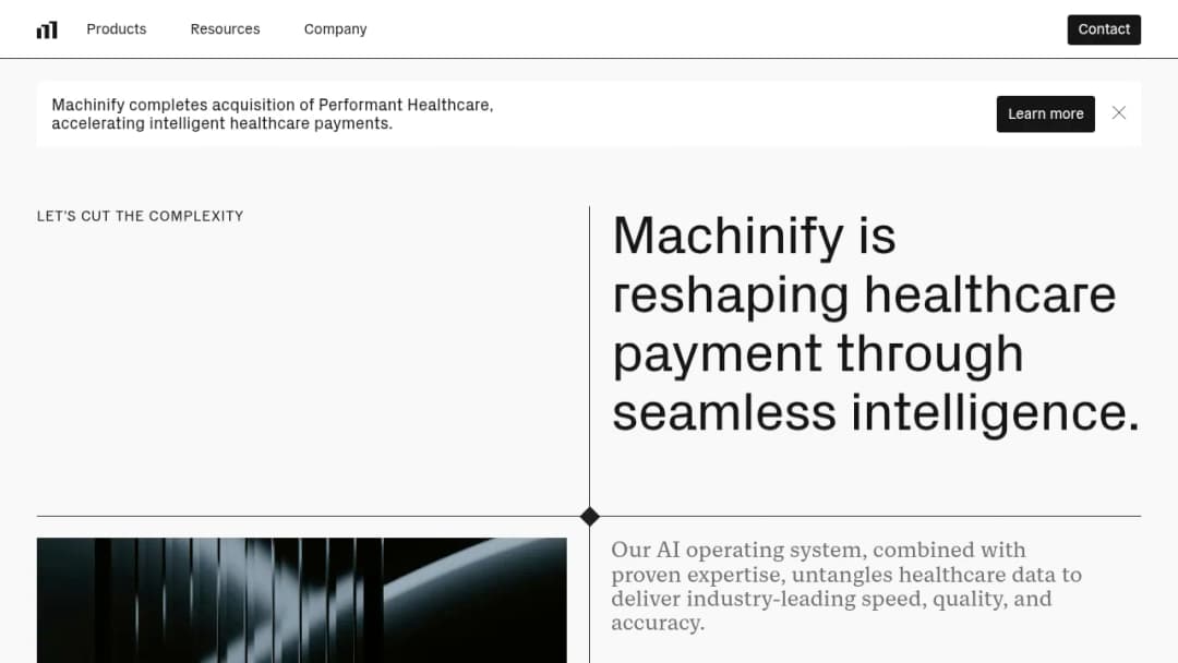 Machinify screenshot