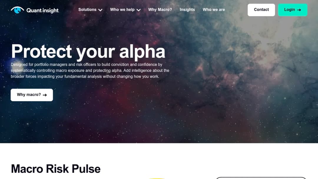 Quant Insight screenshot