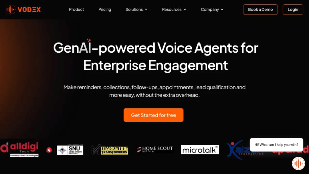 Vodex screenshot
