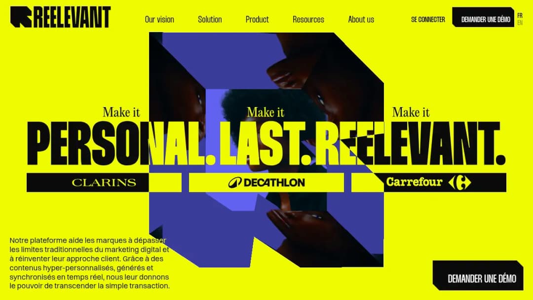 Reelevant screenshot
