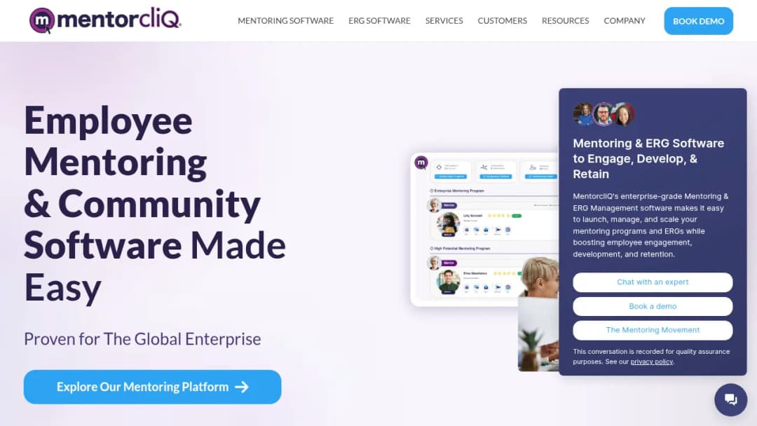 MentorcliQ screenshot