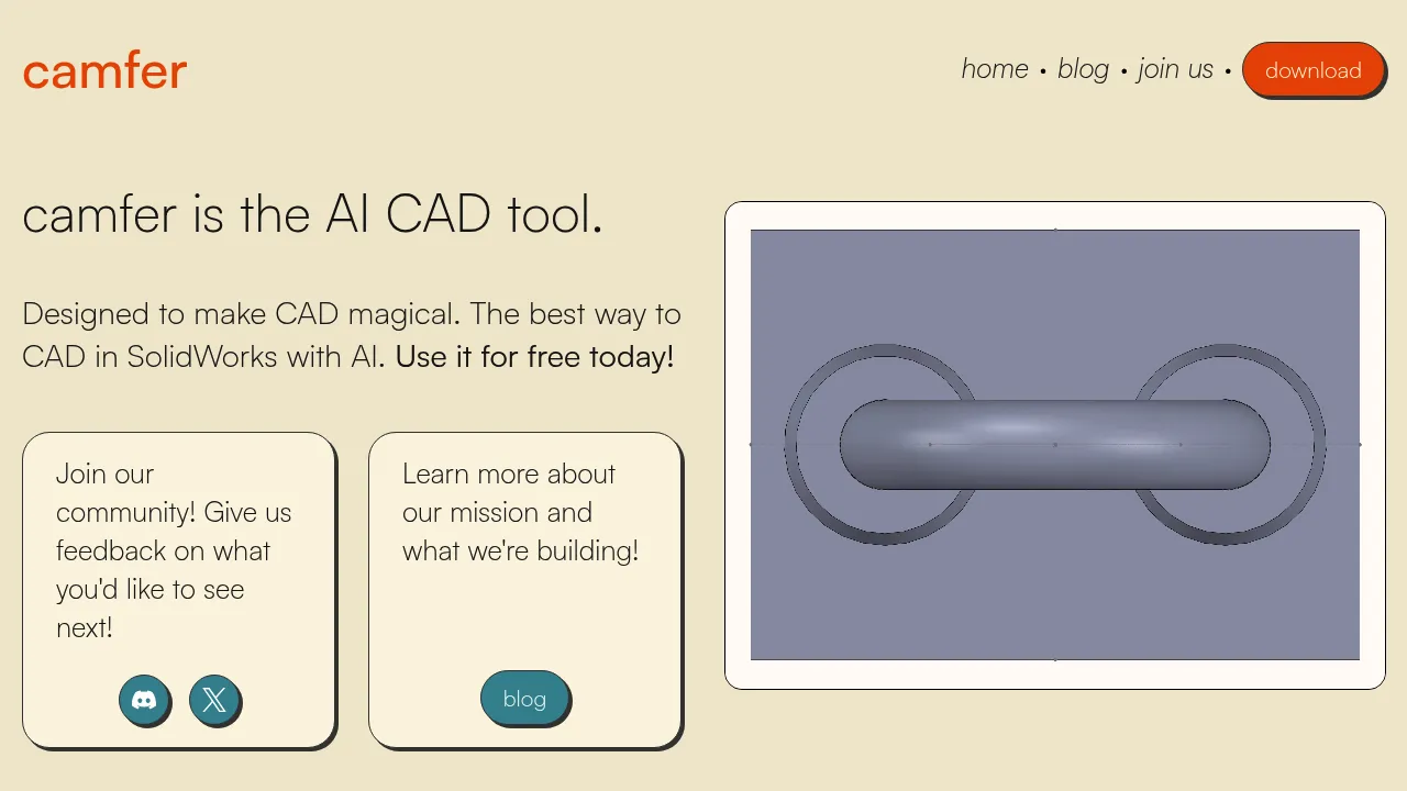 camfer screenshot
